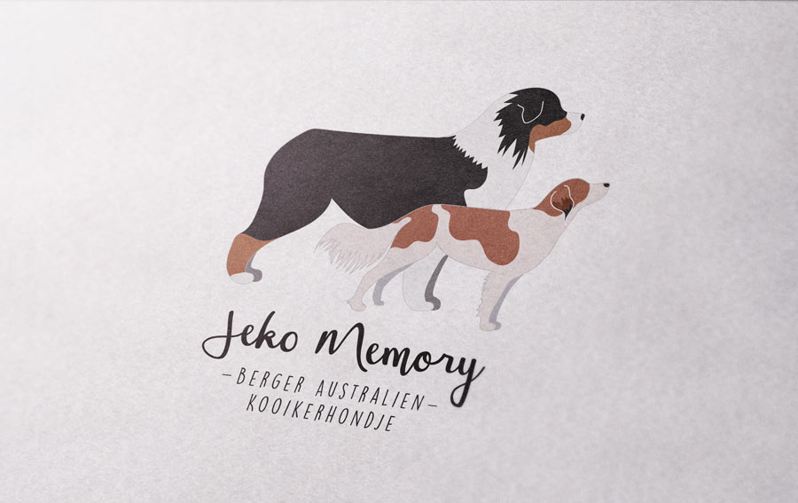élevage Jeko Memory - mockup - logo - papeterie